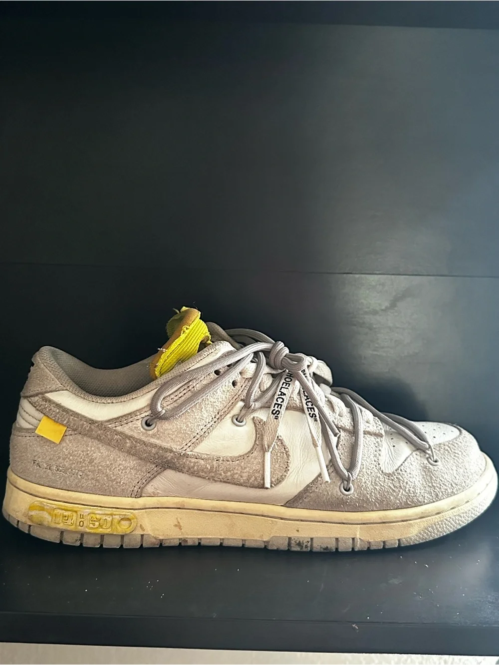 Nike Off-White x Dunk Low 'Lot 14 of 50' DJ0950-106 Size 11M Virgil Abloh Shoes